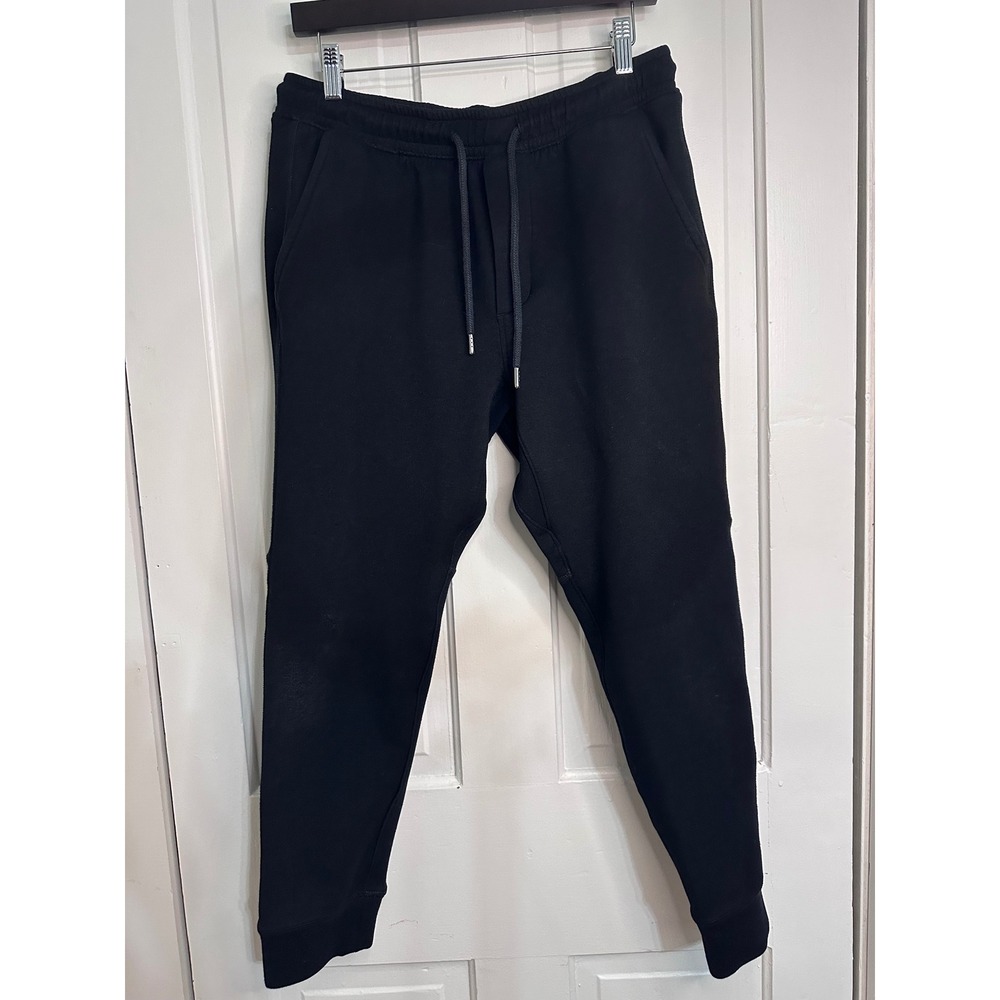 American Eagle Mens Active Joggers Black Drawstring Sweatpants Size M